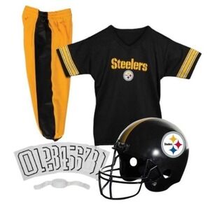 Franklin Sports Pittsburgh Steelers Youth Football Uniform Set‎ Large XLL908103